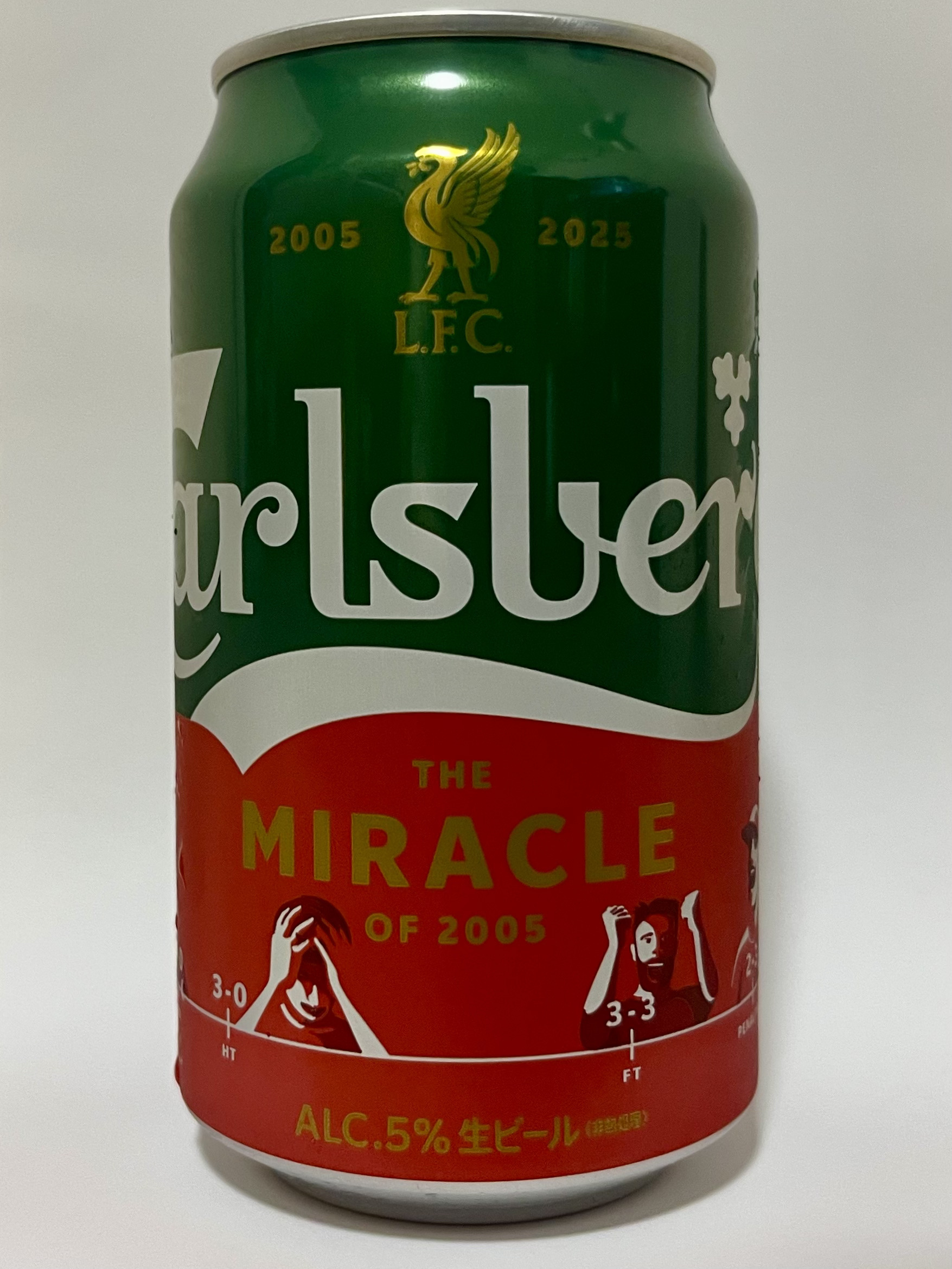 リヴァプール20年前の奇跡特別デザイン缶で今年の優勝にも祝杯を