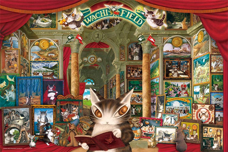 YAM-10-1386 わちふぃーるど ダヤンの風景画ギャラリー 1000ピース