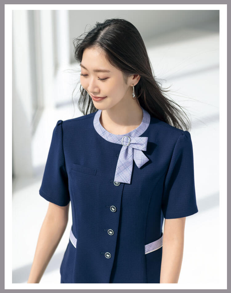 事務服 制服 オフィス セロリー selery オーバーブラウス S-51380 S