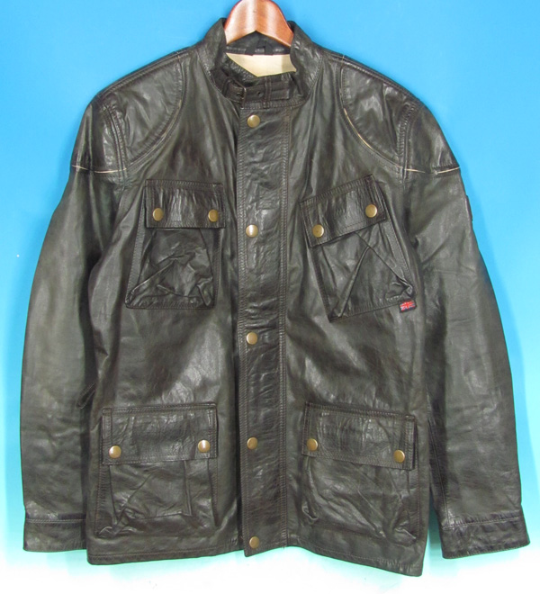 ベルスタッフ USED加工 レザージャケット Lの買取 | 古着買取のJUNK