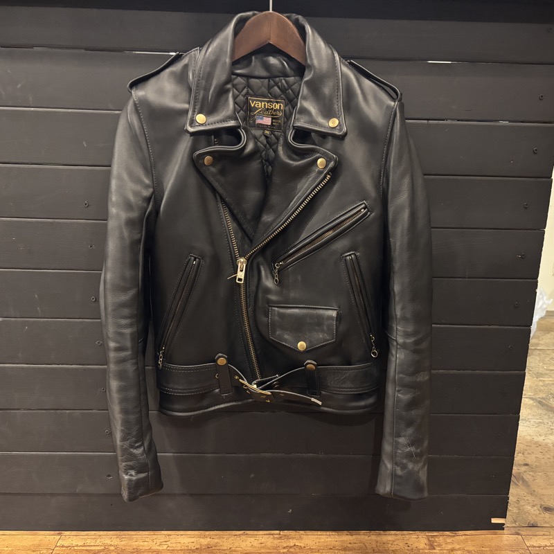 バンソン ホースハイド コメット シングルライダースジャケットが入荷