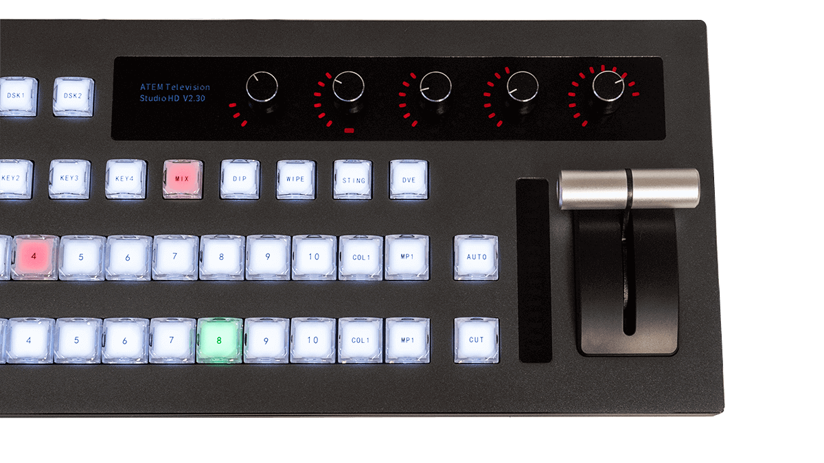 BlackmagicDesign ATEMスイッチャー / vMix 対応コントローラ