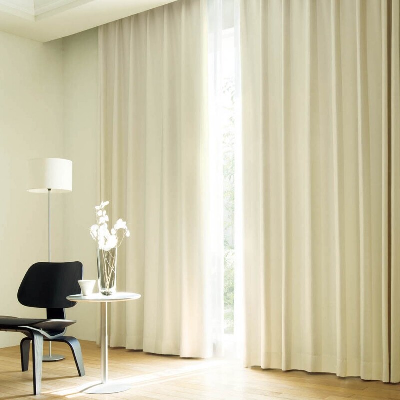 オウル カフェカーテン JC-52058 アイボリー ｜ジャストカーテン