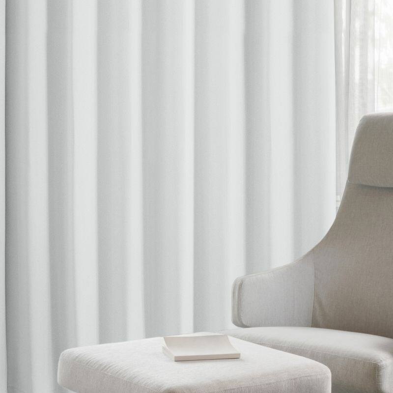 ツル カーテン JD-67201R ホワイト ｜ジャストカーテン