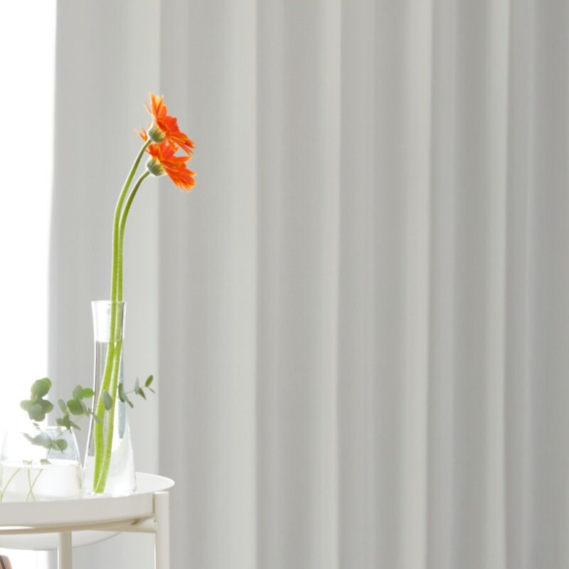 ツル カーテン JD-67201R ホワイト ｜ジャストカーテン