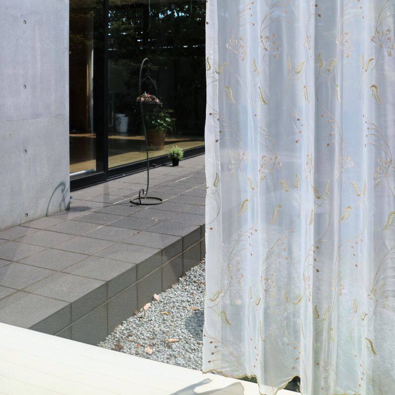 セーラ レースカーテン JB-92619 ゴールド ｜ジャストカーテン