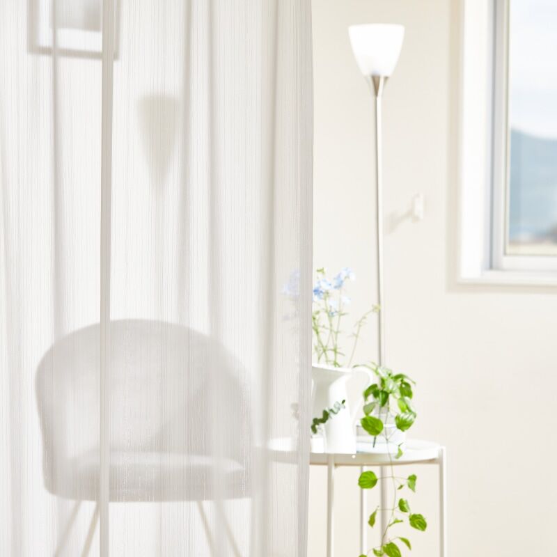 ヴェール カット生地 JD-94008 シルバー ｜ジャストカーテン