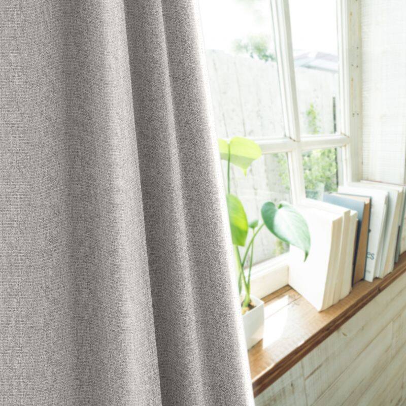 ザクナチ カーテン JE-94021 グレー ｜ジャストカーテン