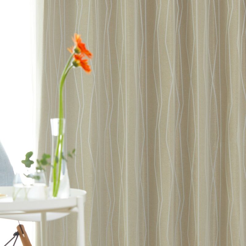 ナミ カーテン JD-19169 アイボリー ｜ジャストカーテン