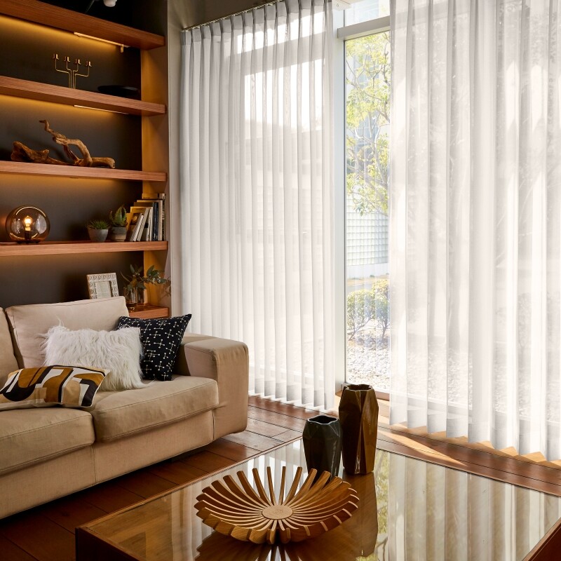 レイチェル カフェカーテン JB-18001 ベージュ ｜ジャストカーテン