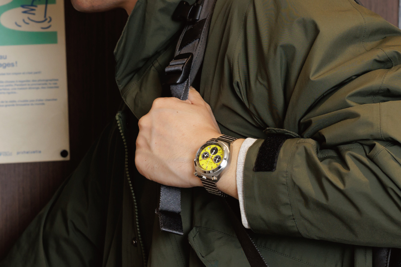 ツノクロノ」よりスーパーカーから着想を得たオンタイム・ムーヴ別注