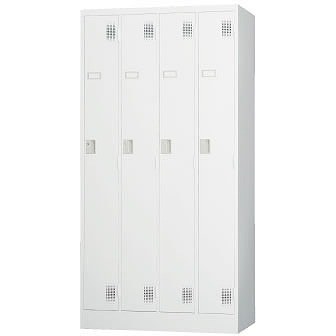 KL-76-ND-W ライオン事務器 6人用 キーレスロッカー ダイヤル錠