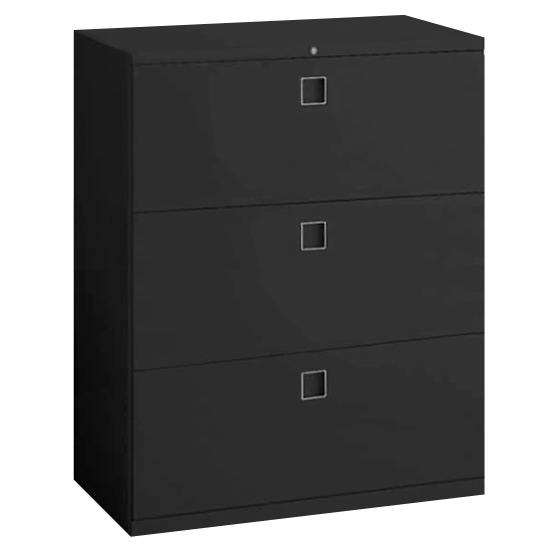 4H73ZC-ZK25 オカムラ レクトライン ラテラル書庫 3段 幅900 奥行400