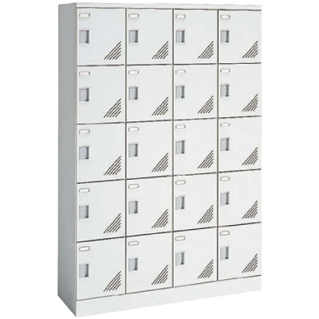 9346VG-Z13 オカムラ シューズロッカー 20人用 シリンダー錠付の通販