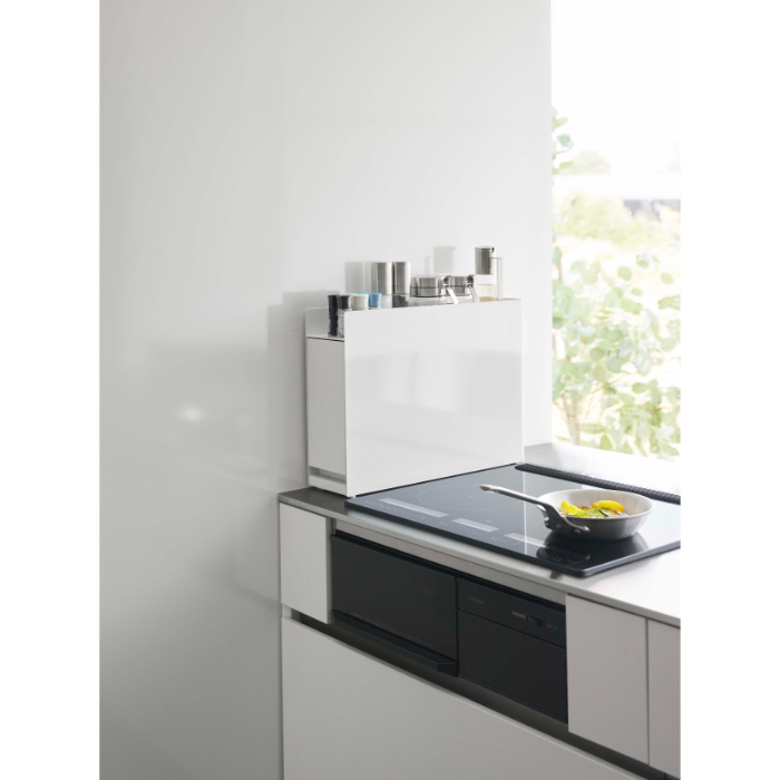 Yamazaki 隠せる調味料ラック タワー ホワイト(6003)