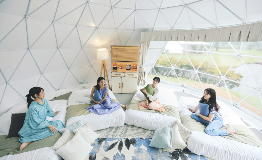 グランエレメント (グランピング施設) | グランスノー奥伊吹 -グリーン