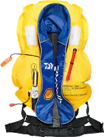 DF-2003 ウォッシャブルライフジャケット手動・自動膨脹式 ブラック