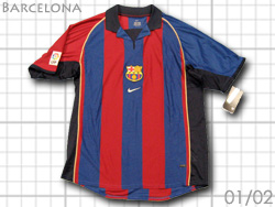 バルセロナ NIKE ユニフォームショップ 2001－2002 Barcelona Home