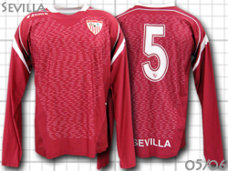 セビージャ Sevilla FC 100周年 選手実着 ユニフォームショップ 2005