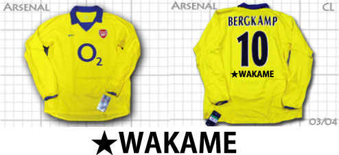 アーセナル 無敗優勝 2002-2004 Arsenal ユニフォームショップ O.K.A.