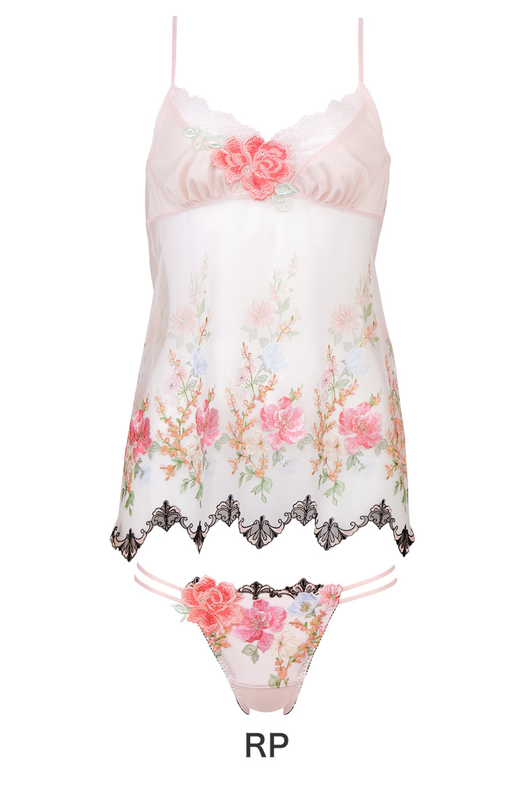 DTJ293｜ワコール サルート 93G セットアップ(キャミ＋Tバック) M/L