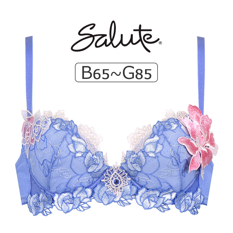 BTJ476｜ワコール サルート 76G P-upタイプ ブラジャー単品 全4色 B-G