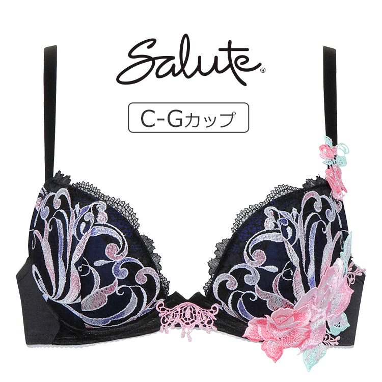 BTJ766｜ワコール サルート 66G フロントエックスプラスブラ