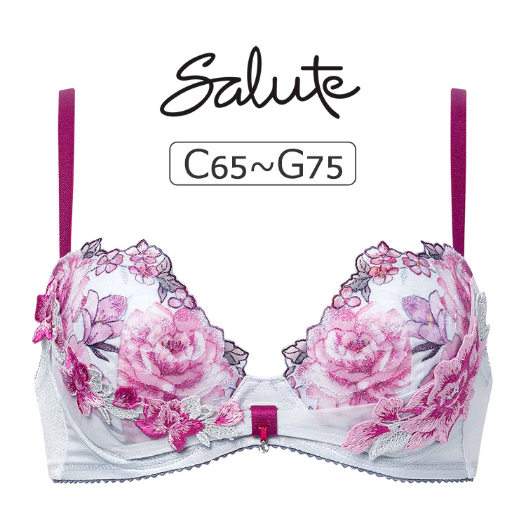 BTJ721｜ワコール サルート 21G ブラジャー単品 リボンブラ CDEFG