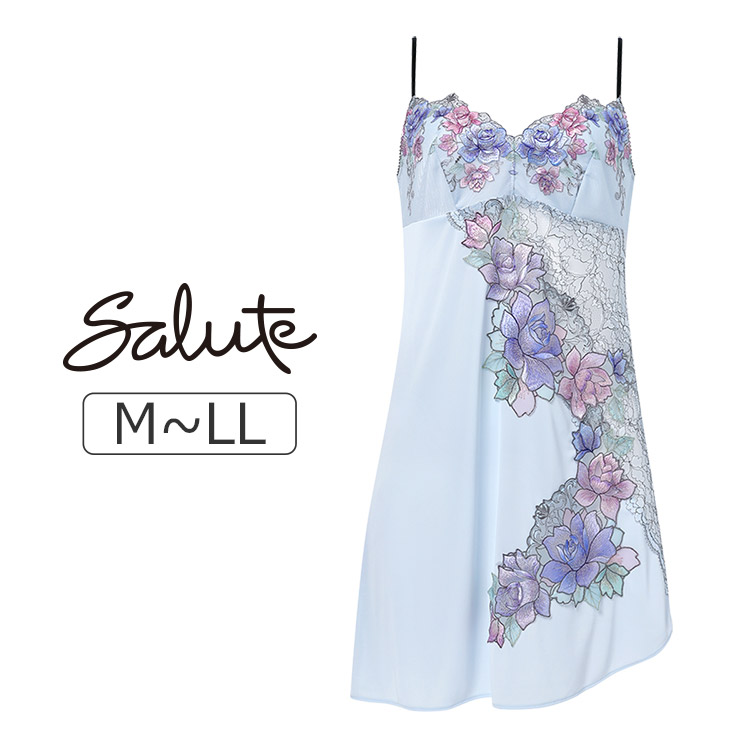 STJ223｜ワコール サルート 23G スリップ M/L/LL 下着・ランジェリーの