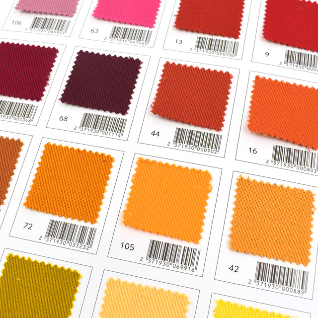 生地カラーサンプル帳 カツラギ（25000） オカダヤ(okadaya) 布・生地