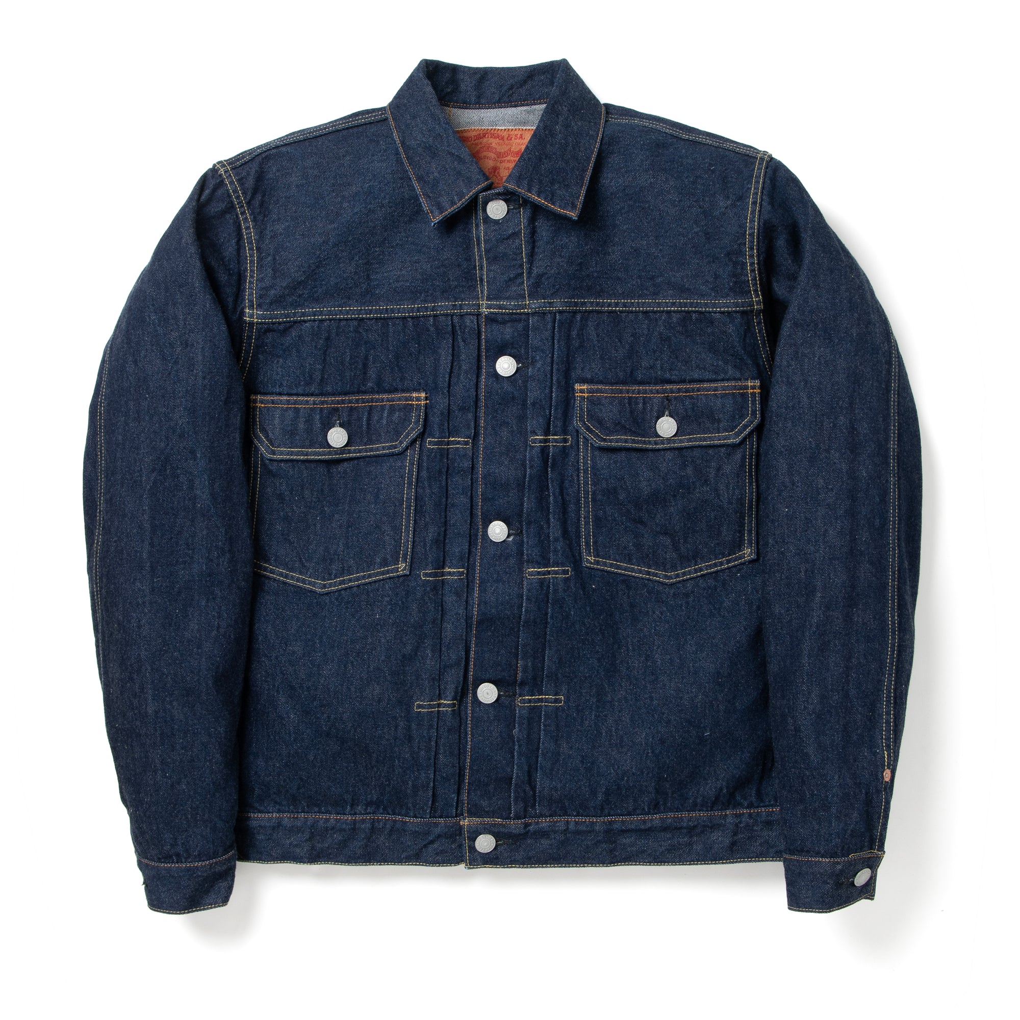 Studio D'Artisan 15oz. Natural Indigo Type II Selvedge Jacket
