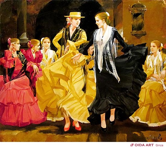 斉藤三郎 踊り小屋 | 絵画など美術品の販売と買取 | 東京・銀座 おいだ美術