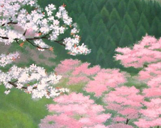 東山魁夷 吉野の春(新復刻画) | 絵画など美術品の販売と買取 | 東京