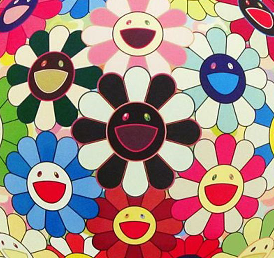 村上隆 フラワーボール(3D) ブラッド | 絵画など美術品の販売と買取