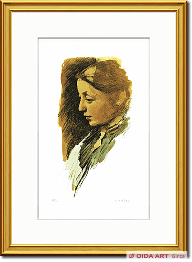 小磯良平 娘たち‐C | 絵画など美術品の販売と買取 | 東京・銀座 おいだ美術