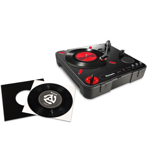 Numarkのポータブルターンテーブル、PT01SCRATCH SCRATCH RECORD SETの