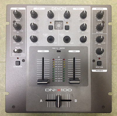 超お買い得！早い者勝ち！【中古品】DENON/DJミキサー/DN-X100 -DJ機材