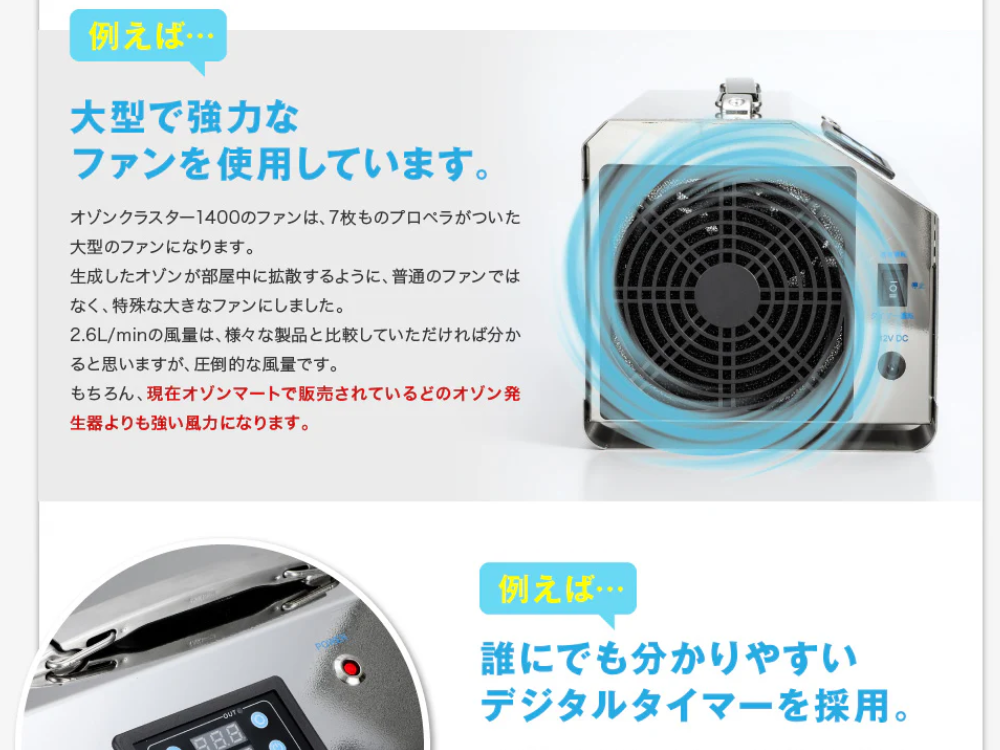 オゾンクラスター1400