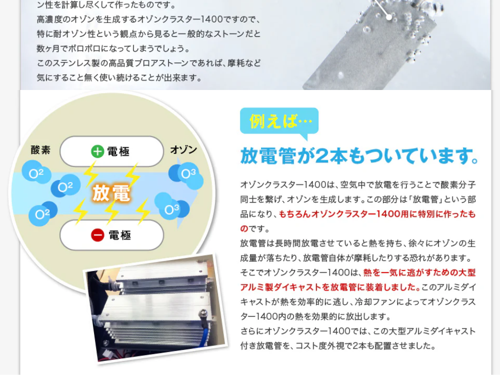 オゾンクラスター1400