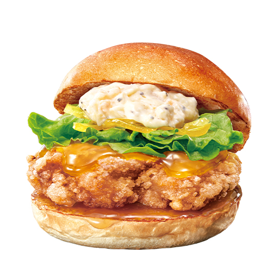 日向夏タルタルチキンバーガー｜メニュー｜ロッテリア