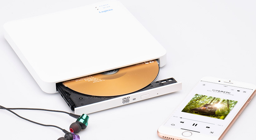 スマホでCD」PCなしでスマホにCDを取り込めるスマホ用CDレコーダー Wi