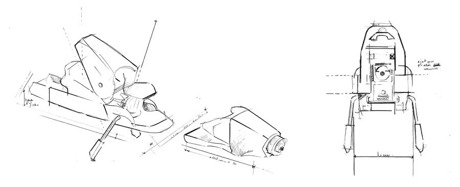 Look - Race Bindings SPX 15 ROCKERACE HOT RED