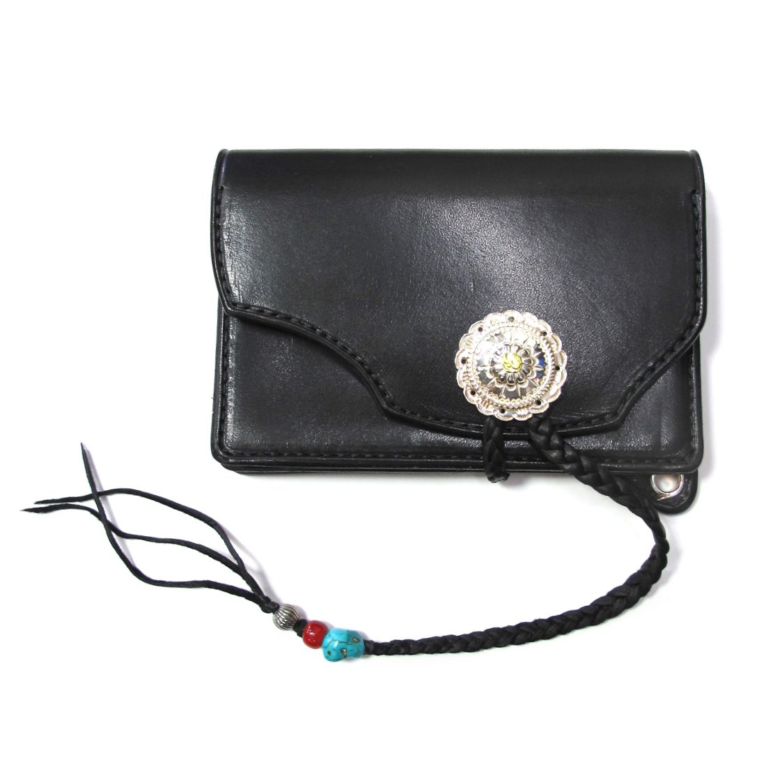 STUDIO T&Y - Middle Wallet 2 (BLACK) / ミドルウォレット2 | LOOPHOLE