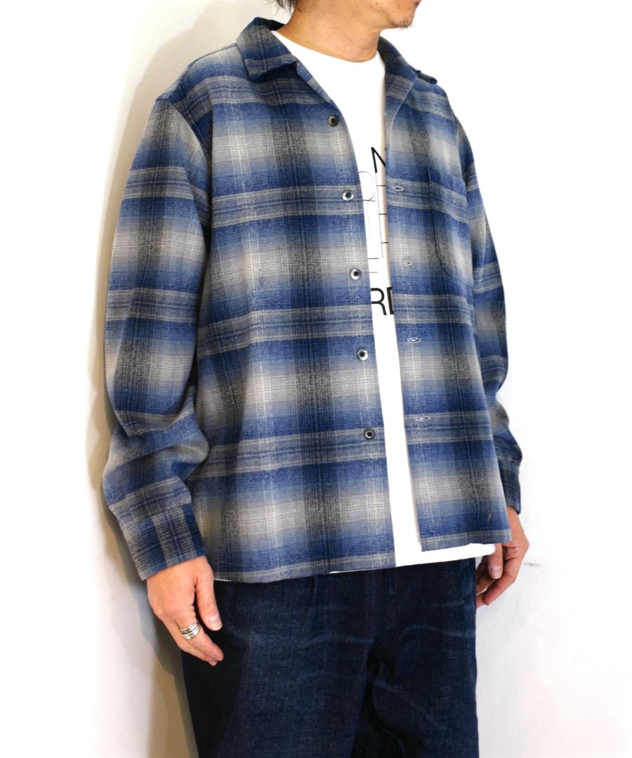 MINEDENIM - PENDLETON W.Plaid Open Collar SH (BPT) / ペンドルトン