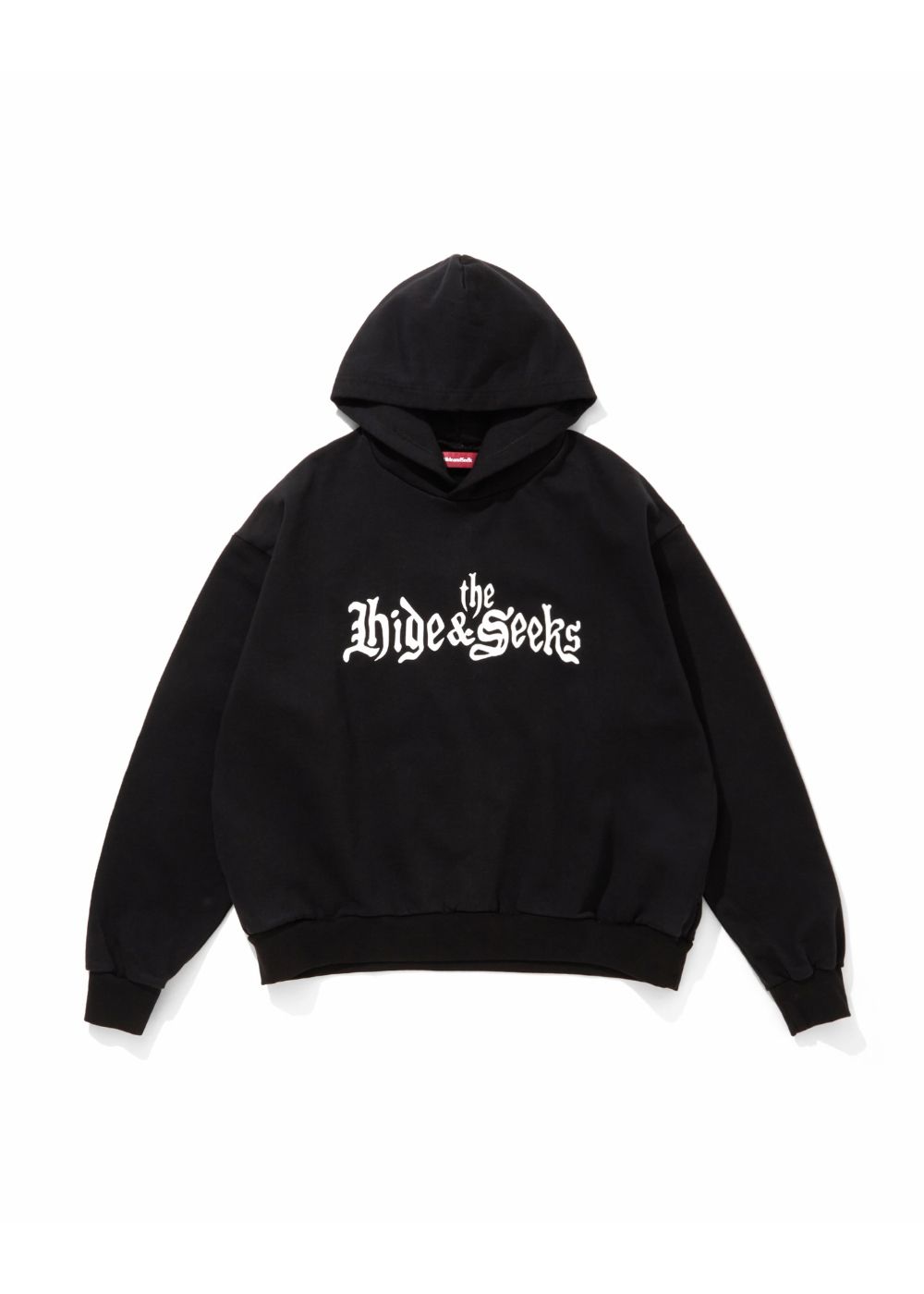 HIDE AND SEEK - The H&S Hooded Sweat Shirt (BLACK) / 西浦徹 コラボ