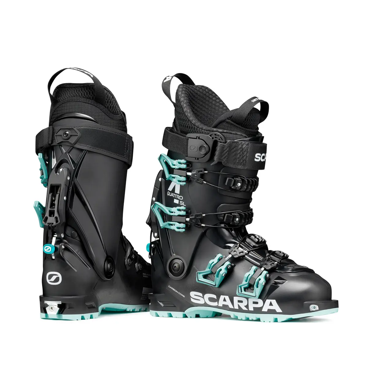 4-クアトロSL WMN(22.5 ブラック/アクア): スカルパ | ロストアロー