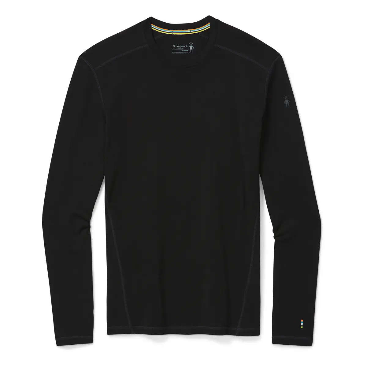 メンズ クラシックサーマルメリノ ベースレイヤークルー(S ブラック