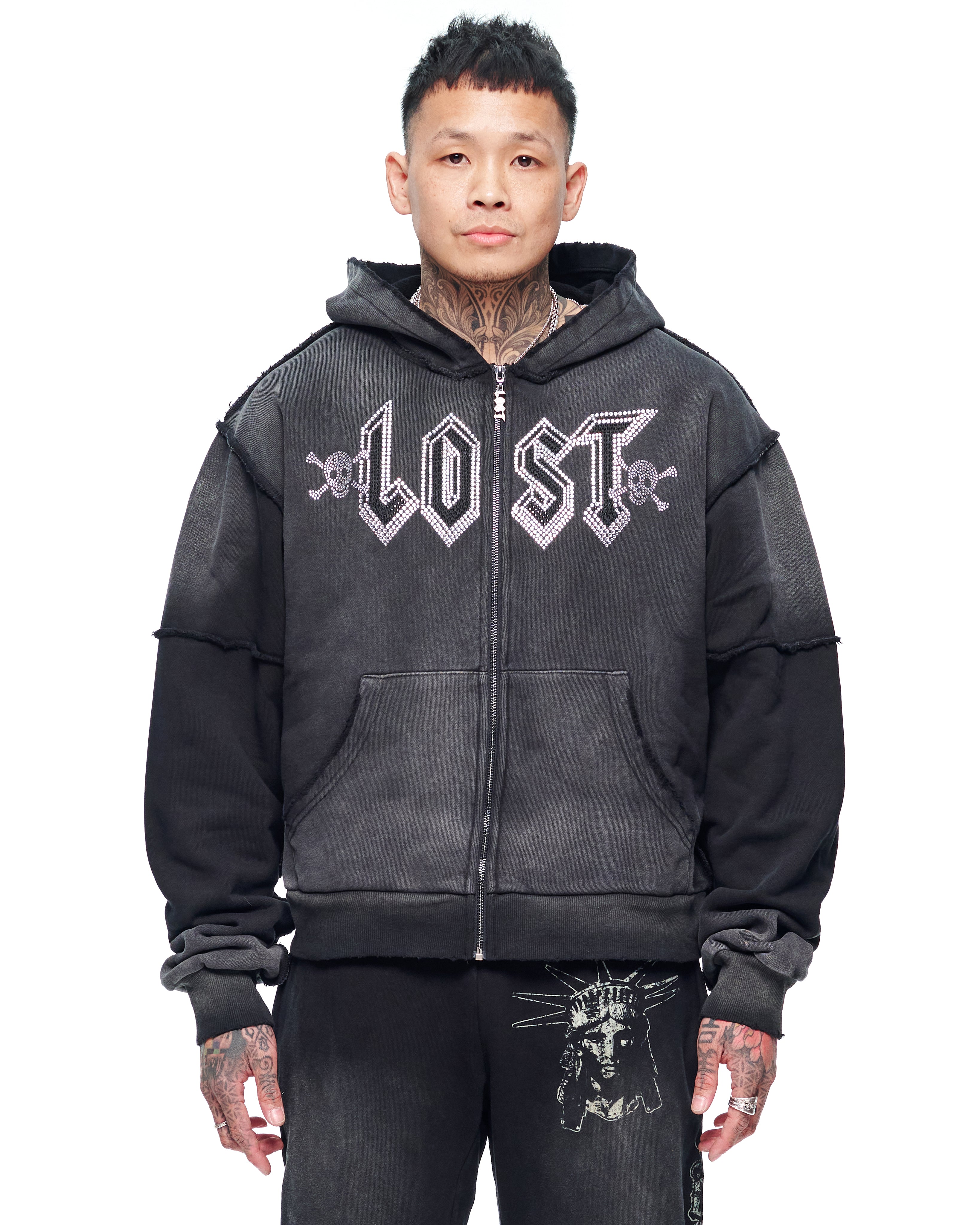 Men's Black Zip Up – Lost Intricacy