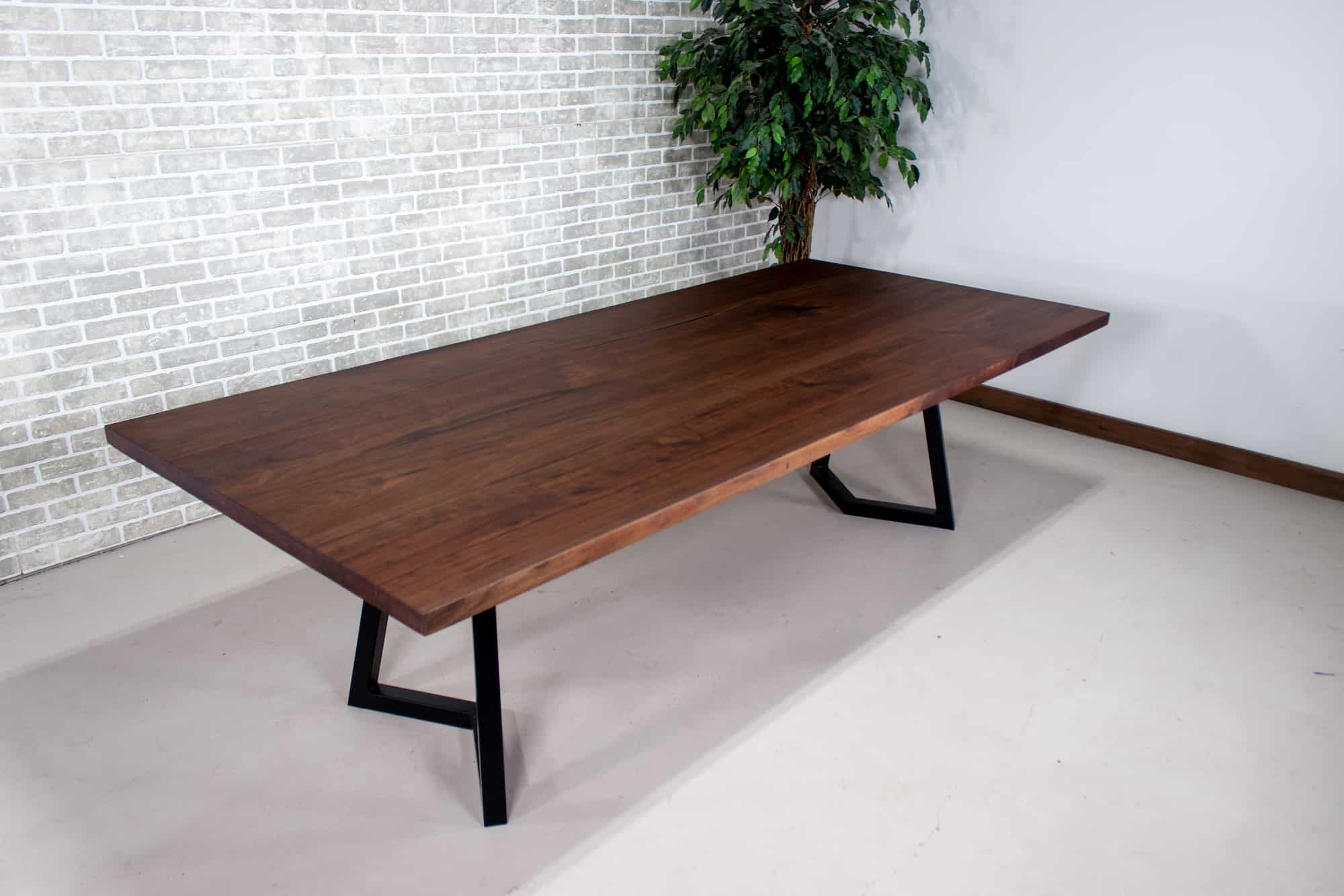In Stock Table | Walnut Bookmatch 48x108 | Loewen Design Studios