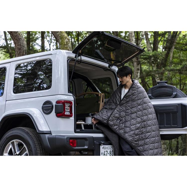 LUGH 魔法瓶ブランケット Classic Lサイズ フォギーブラック(L